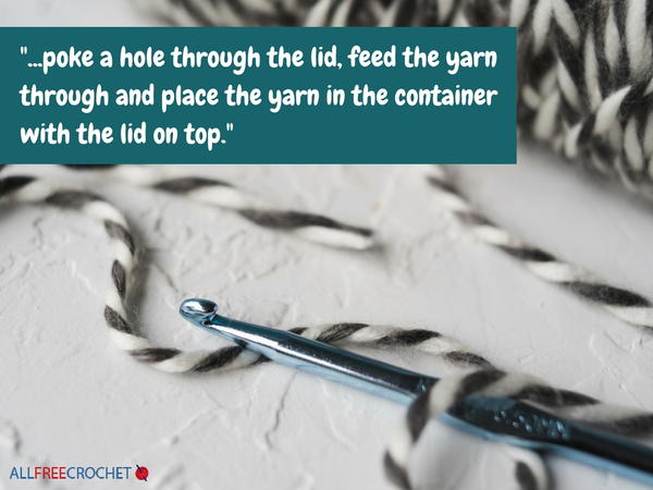 Threading Your Yarn Through a Container