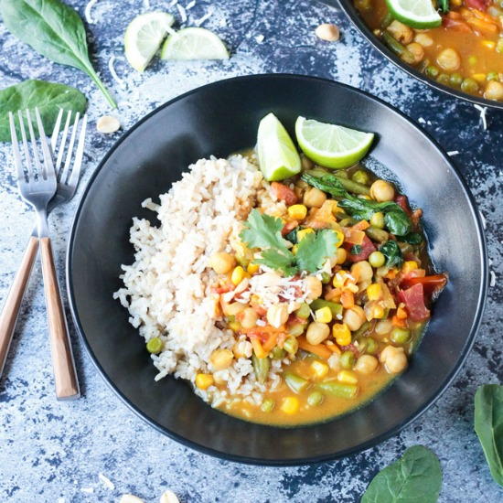 Quick and Easy Thai Green Curry Vegetables Quick and Easy Thai Green Curry Vegetables