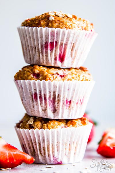 Strawberry Oatmeal Muffins Strawberry Oatmeal Muffins