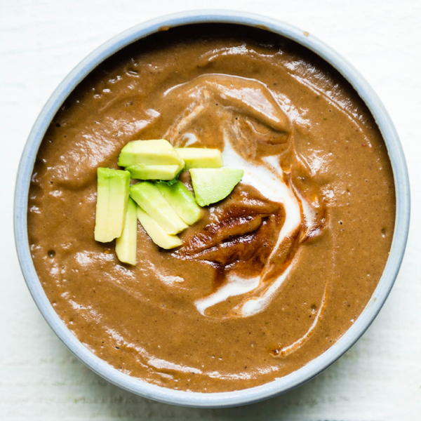 Healthy Black Bean Soup with Smoked Paprika and Chipotle Healthy Black Bean Soup with Smoked Paprika and Chipotle