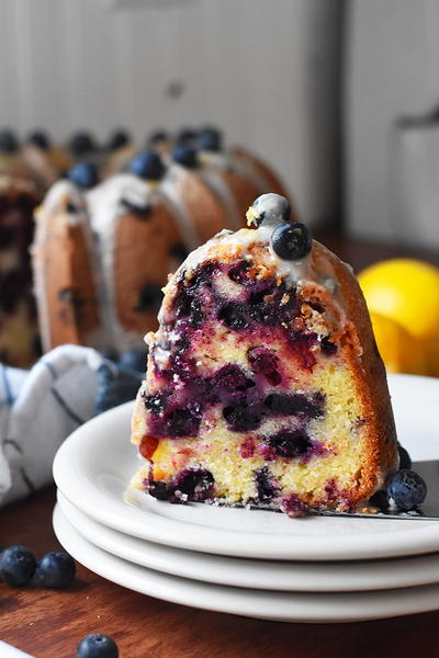 Lemon Blueberry Bundt Cake