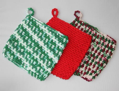 Double Sided Potholder Double sided potholder