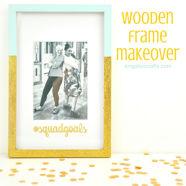 Wooden Frame Makeover Wooden Frame Makeover