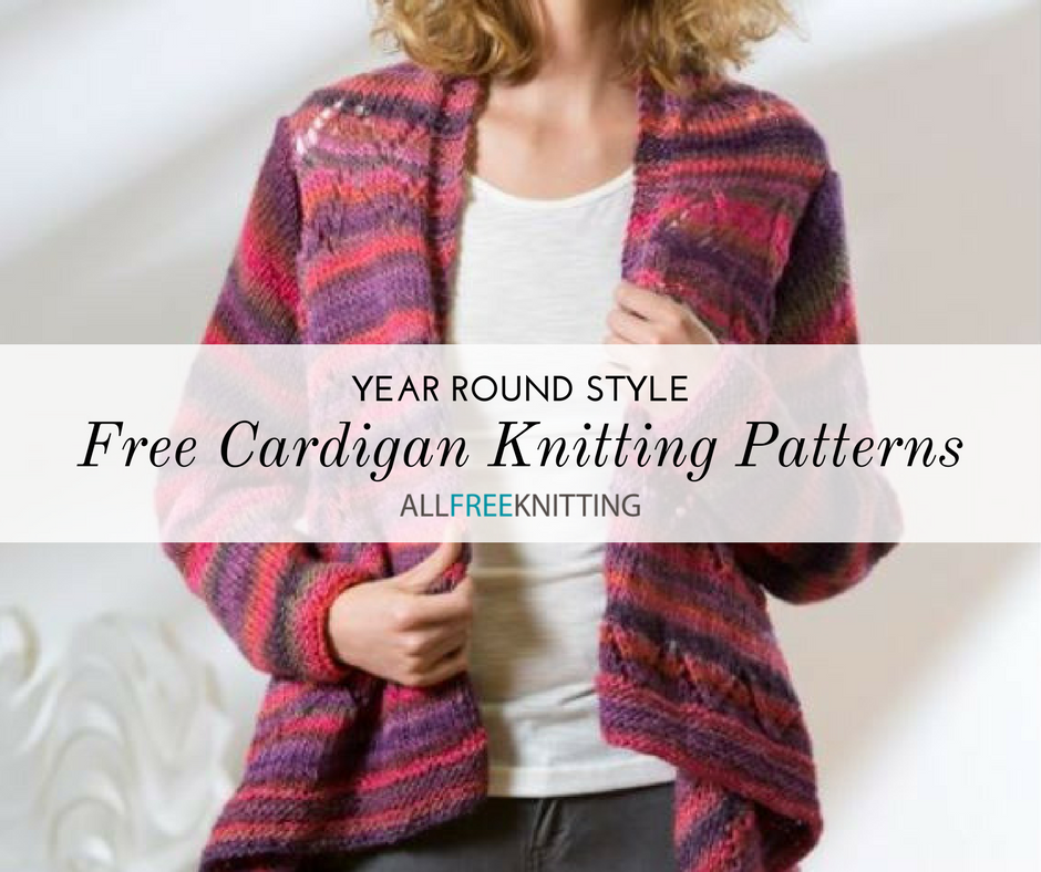 Year Round Style: 20 Free Cardigan Knitting Patterns for ...