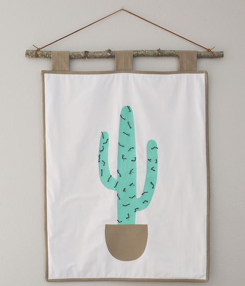 Cactus Wall Hanging Sewing Tutorial Cactus Wall Hanging Sewing Tutorial