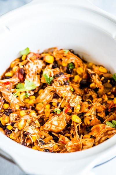 Southwestern Slow Cooker Chicken Tacos Southwestern Slow Cooker Chicken Tacos
