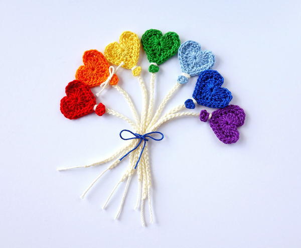 Heart Balloons Applique Heart Balloons Applique