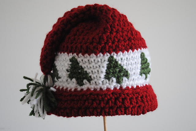 Crochet Cap - Trees Go Round Crochet Cap - Trees Go Round