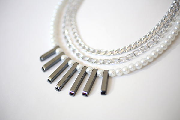 Edgy Pearl Choker Necklace Edgy Pearl Choker Necklace