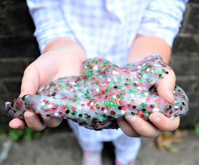 Easy Christmas Slime Recipe