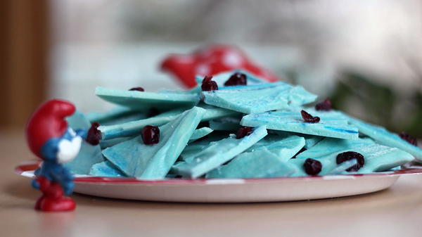 Smurfberry Bark Recipe Smurfberry Bark Recipe
