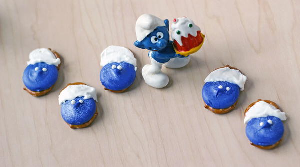 Smurfs Pretzel Candy Recipe Smurfs Pretzel Candy Recipe