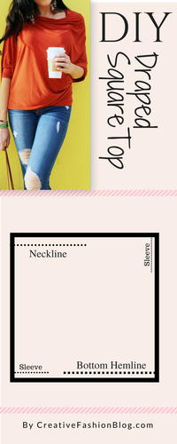 3 Steps To Make A casual Draped Top 3 Steps To Make A casual Draped Top