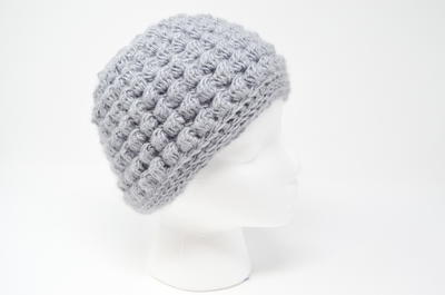 Bobble Messy Bun Hat Crochet Pattern