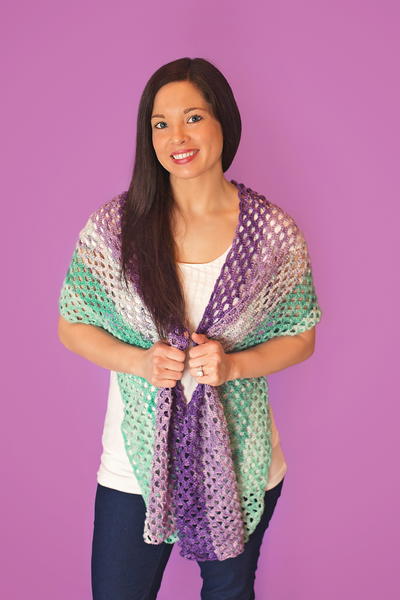 Mermaid Fade Shawl Mermaid Fade Shawl