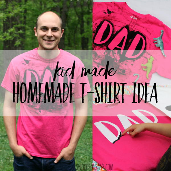 Kid Painted Fathers Day Shirt Kid Painted Father's Day Shirt