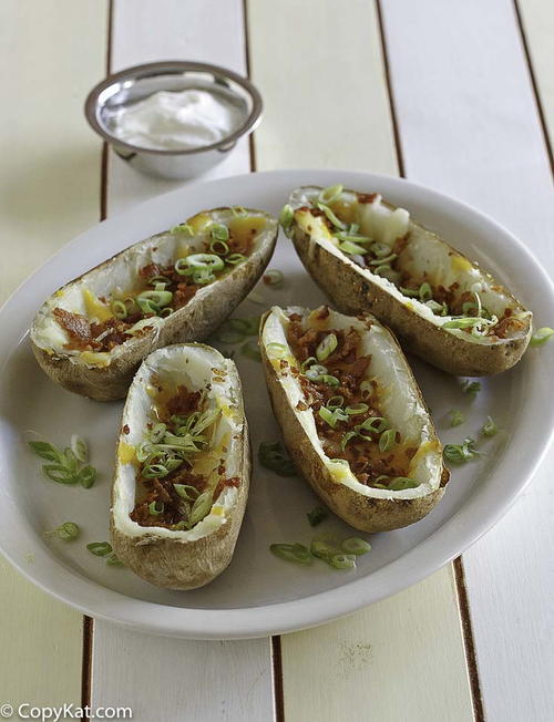 TGI Fridays Baked Potato Skins Copycat TGI Fridays Baked Potato Skins Copycat