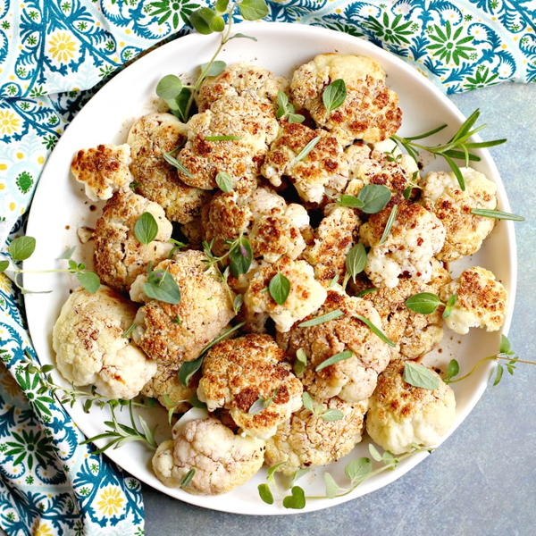 Blackened Balsamic Cauliflower Blackened Balsamic Cauliflower