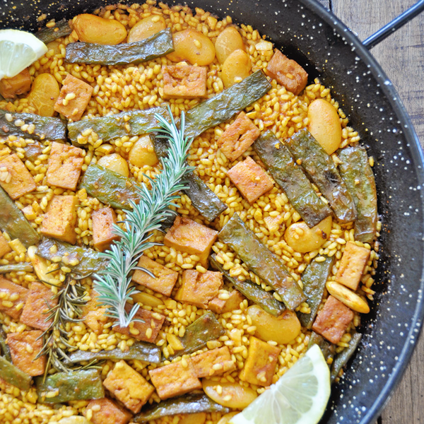 Authentic Spanish Vegan Paella Valenciana Authentic Spanish Vegan Paella Valenciana