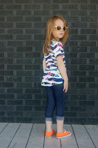 Simple Hi-Low Tee Simple Hi-Low Tee