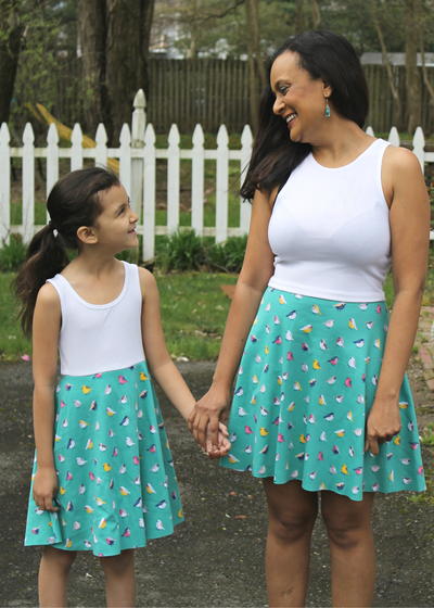 DIY 10 Minute Skater Dress DIY 10 Minute Skater Dress