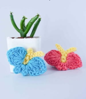 Easy Crochet Butterfly Applique