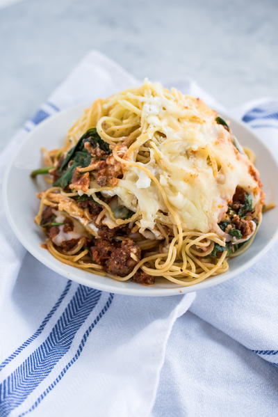 Creamy Spaghetti Casserole