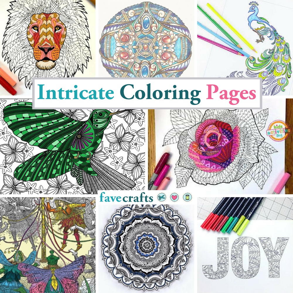 111 Intricate Coloring Pages Favecrafts Com