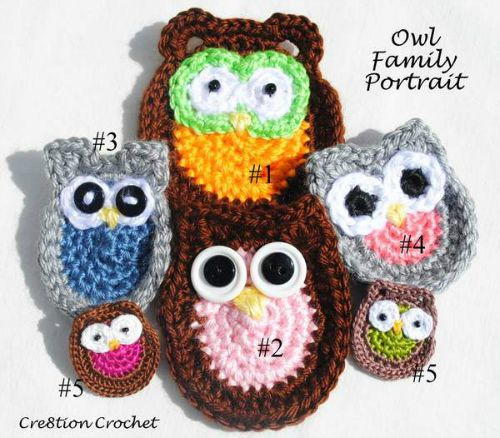 Owl Family Portrait Owl Family Portrait