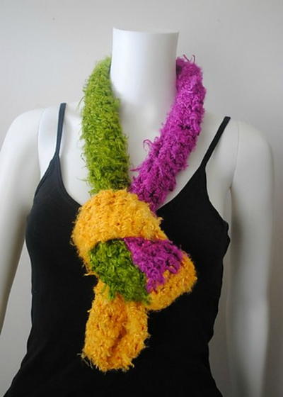 Tropical Twist - Banana Fiber Infinity Scarf