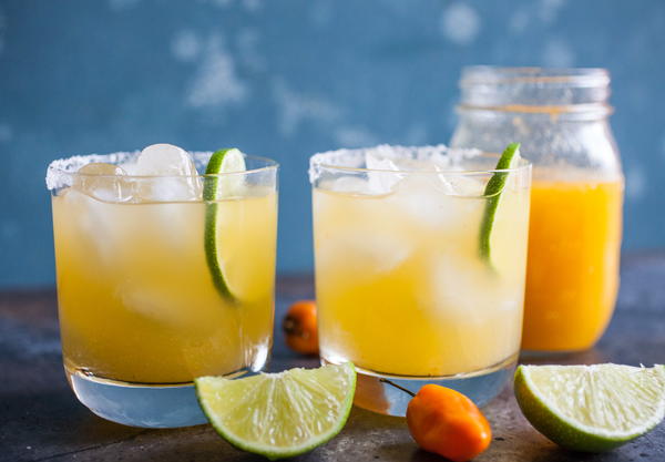Peach Habanero Margaritas Peach Habanero Margaritas