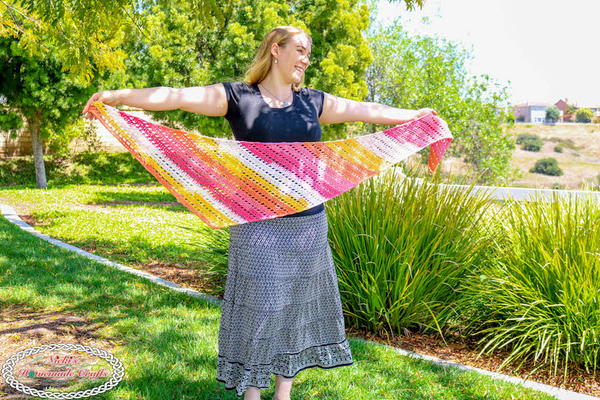 Sunset Boomerang Scarf Sunset Boomerang Scarf