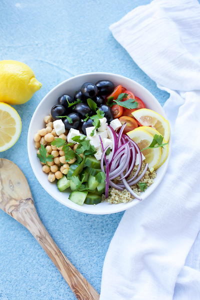 Mediterranean Quinoa Chickpea Bowl Mediterranean Quinoa Chickpea Bowl