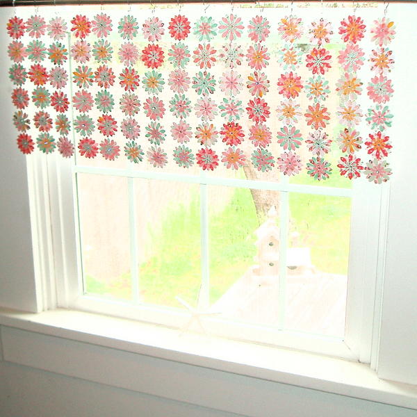 A No Sew Window Valance A No Sew Window Valance