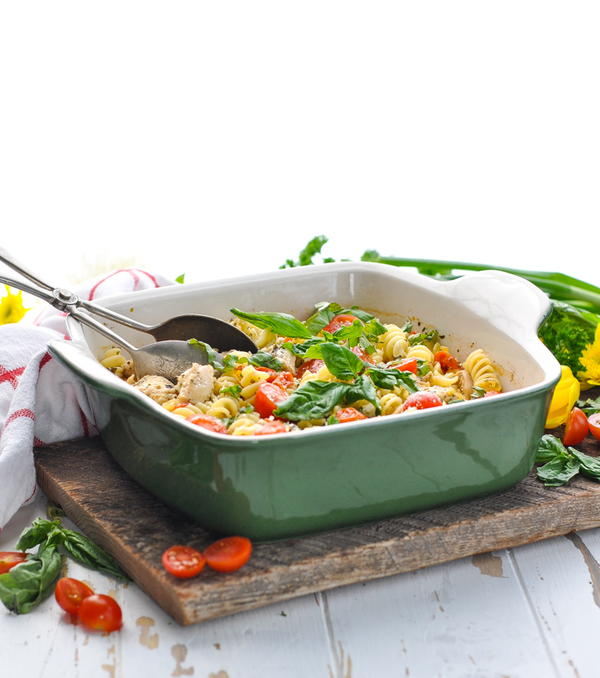 Dump-and-Bake Chicken Pesto Pasta Dump-and-Bake Chicken Pesto Pasta