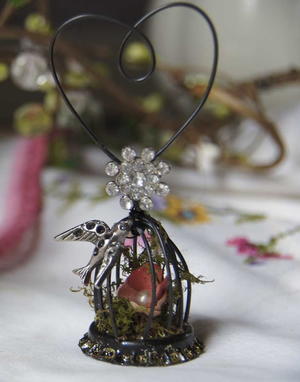 Mini Bottle Cap Birdcage