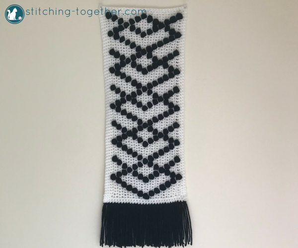 Modern Crochet Wall Hanging Modern Crochet Wall Hanging