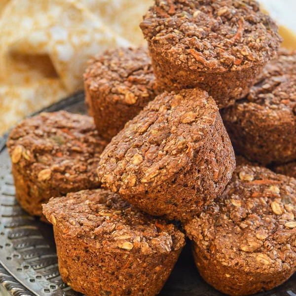 Healthy Vegan Carrot Muffins Healthy Vegan Carrot Muffins