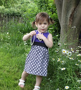 Elastic Band Empire Waist Dress Elastic Band Empire Waist Dress