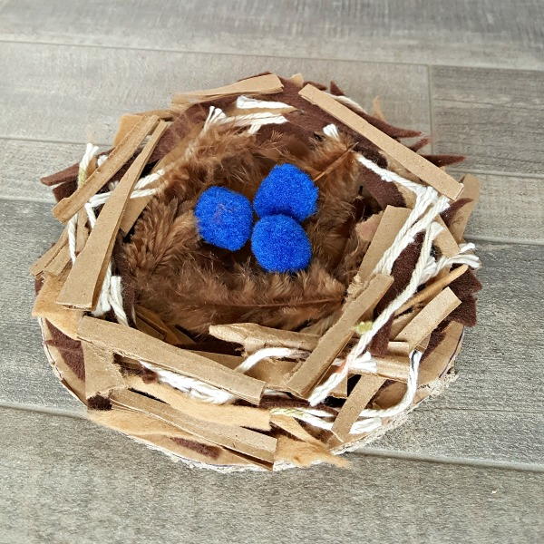 Bird Nest Fine Motor Science Activity for Preschoolers