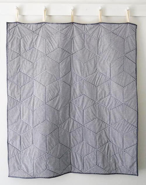 Magical Tumbling Blocks Quilt Magical Tumbling Blocks Quilt