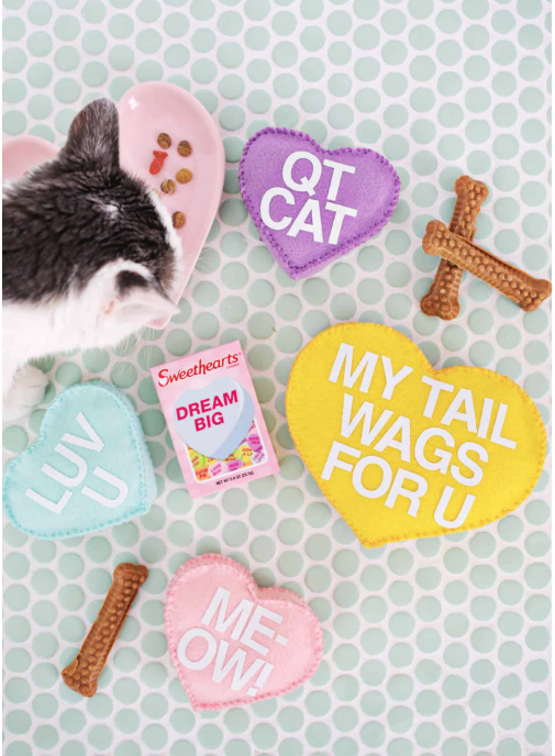 Conversation Heart Pet Pillow Pattern Conversation Heart Pet Pillow Pattern