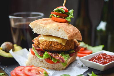 Dorito Crusted Schnitzel Sandwiches