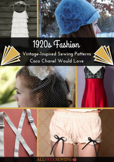 1920s Fashion 21 Vintage-Inspired Sewing Patterns Coco Chanel Would Love