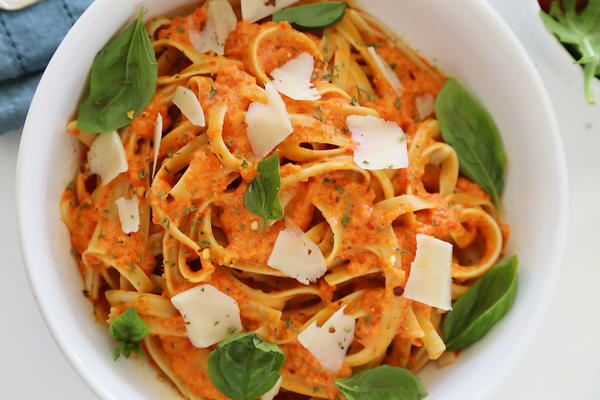 Creamy Roasted Pepper Pasta Creamy Roasted Pepper Pasta