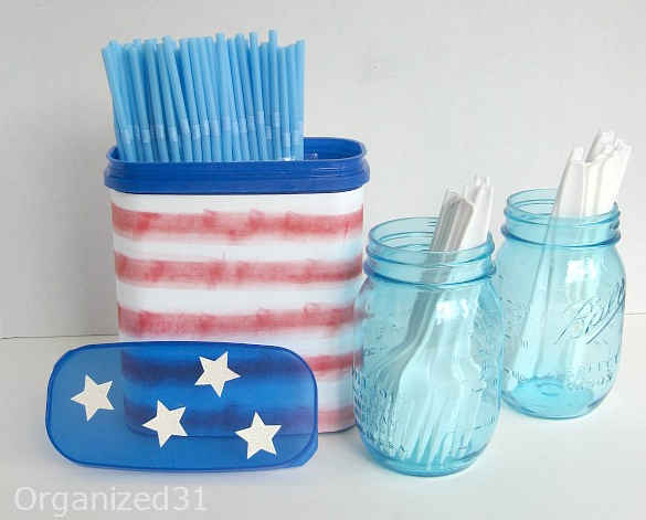 DIY Patriotic Picnic Container DIY Patriotic Picnic Container