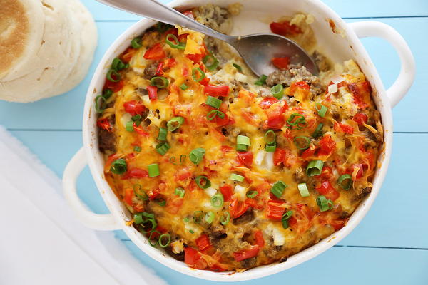 Sausage Egg and Cheese Breakfast Casserole Sausage Egg and Cheese Breakfast Casserole