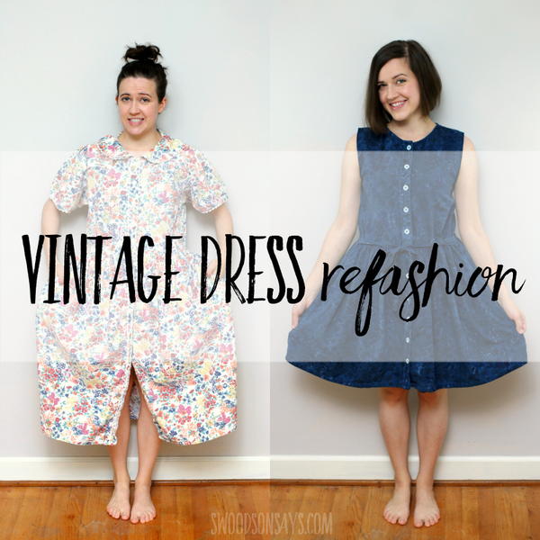 Vintage Dress Refashion Vintage Dress Refashion