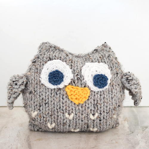 Easy Plush Owl Knitting Pattern Easy Plush Owl Knitting Pattern