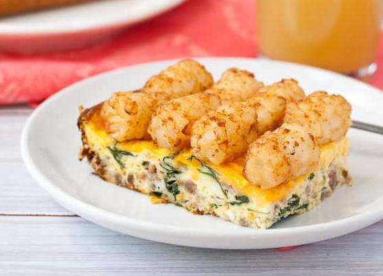 Lazy Breakfast Tater Tot Casserole Lazy Breakfast Tater Tot Casserole